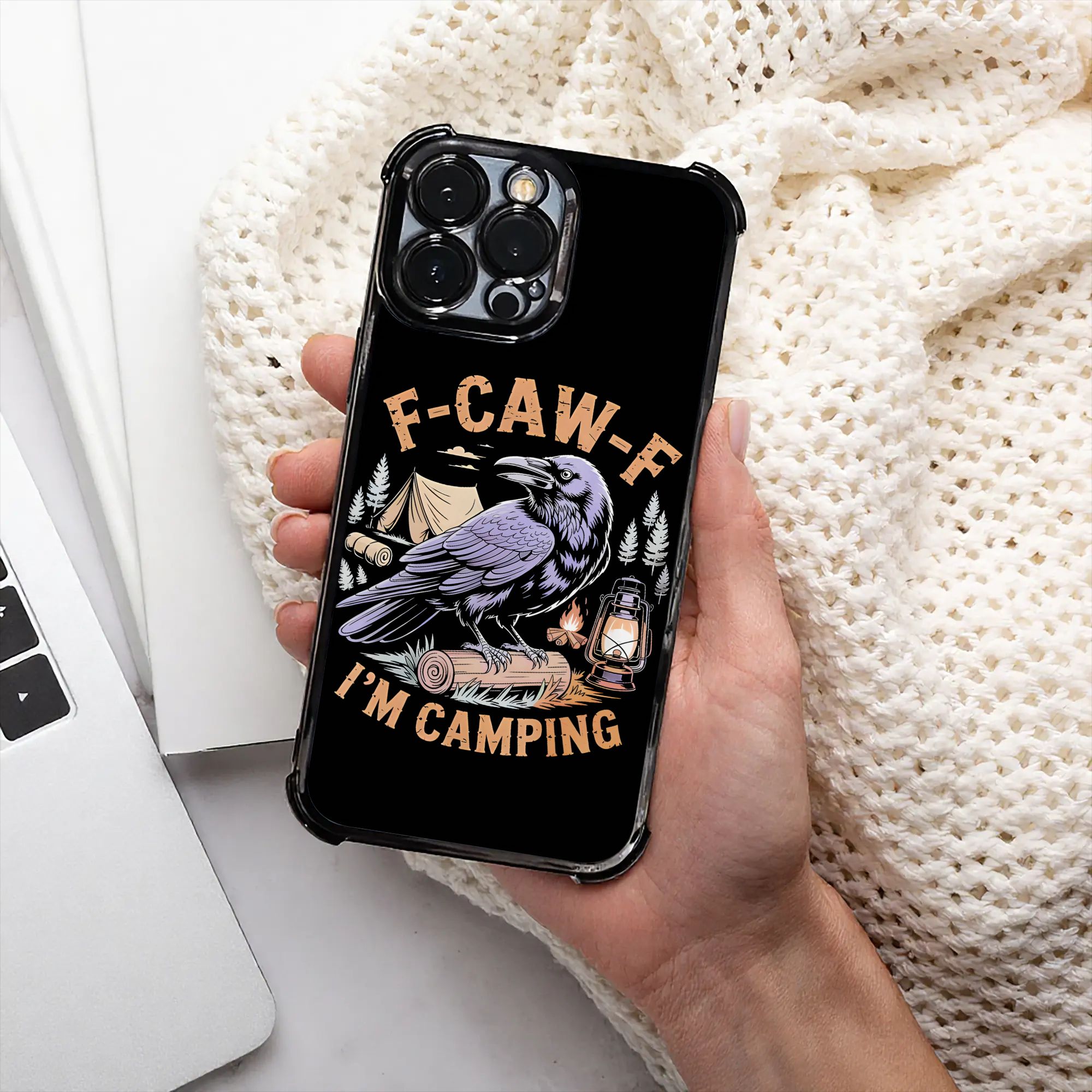 Outdoor Adventures - Funny Raven F CAW F I'm