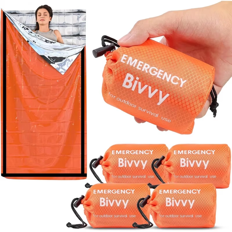 Bivy Sack Lightweight - Emergency Sleeping Bag Survival Blanket Thermal