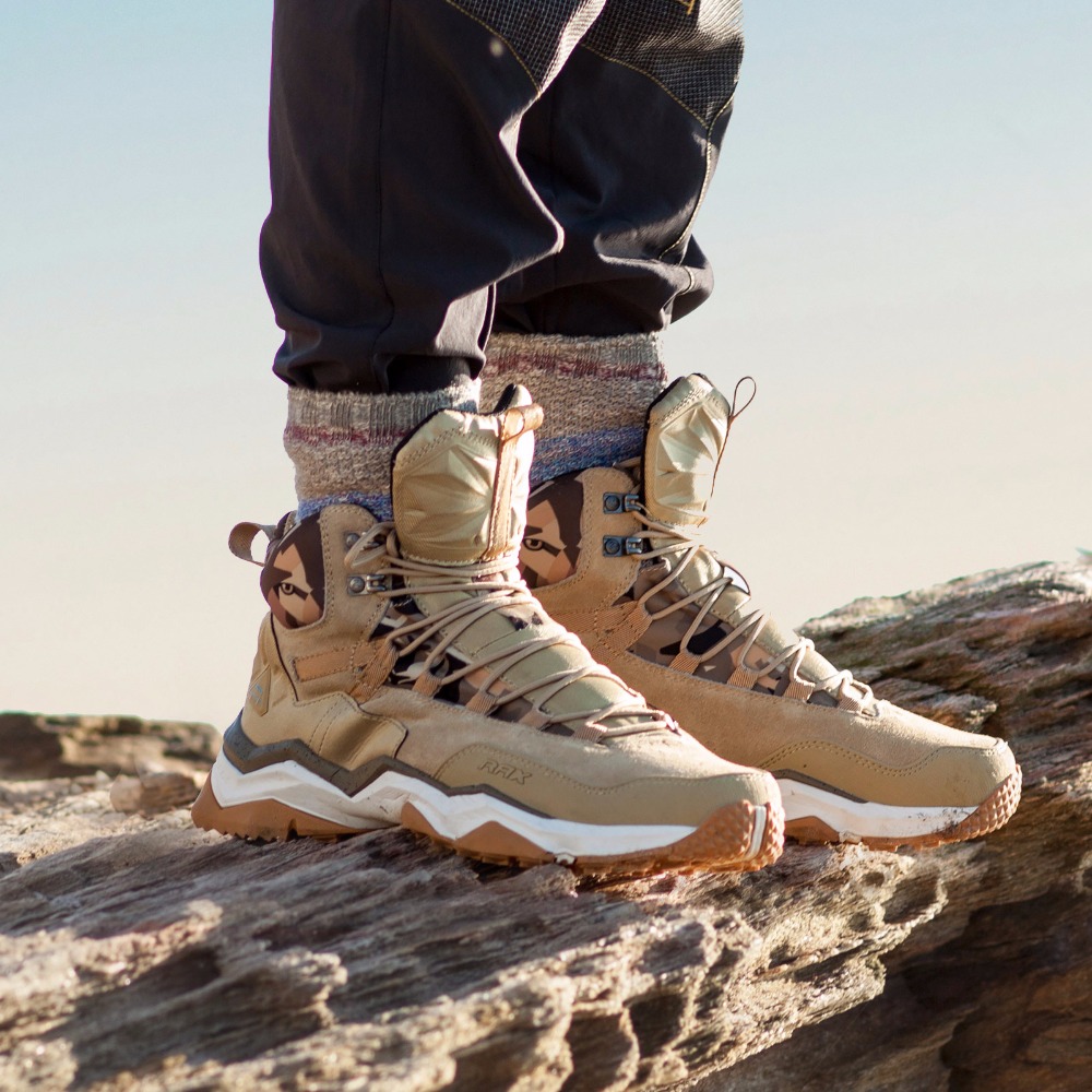 Outdoor Adventure Shoes - RAX Men Hiking Shoes Mid-top Waterproof