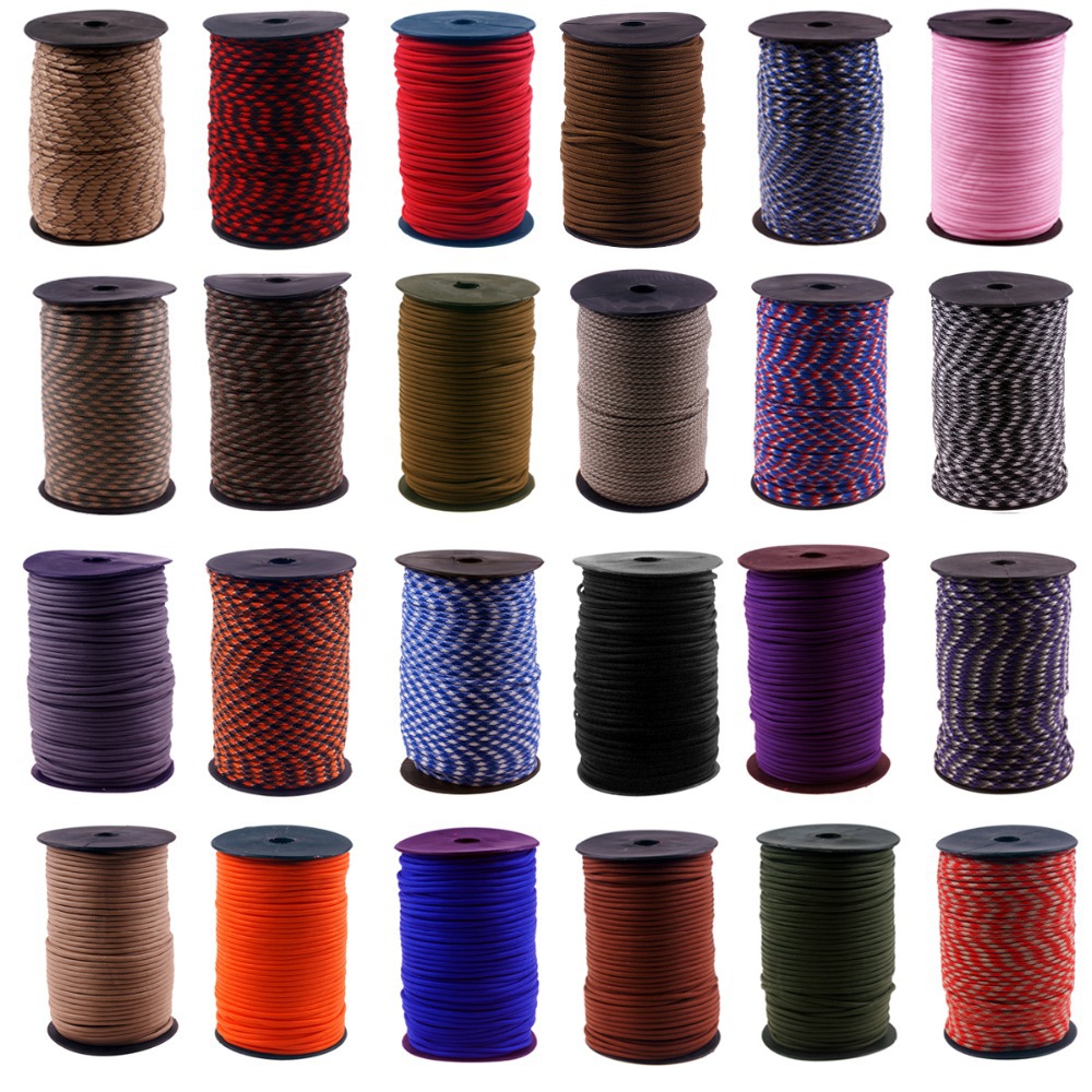 Paracord 550 Feet - 100 Mét (320 Feet) Ống Cuộn