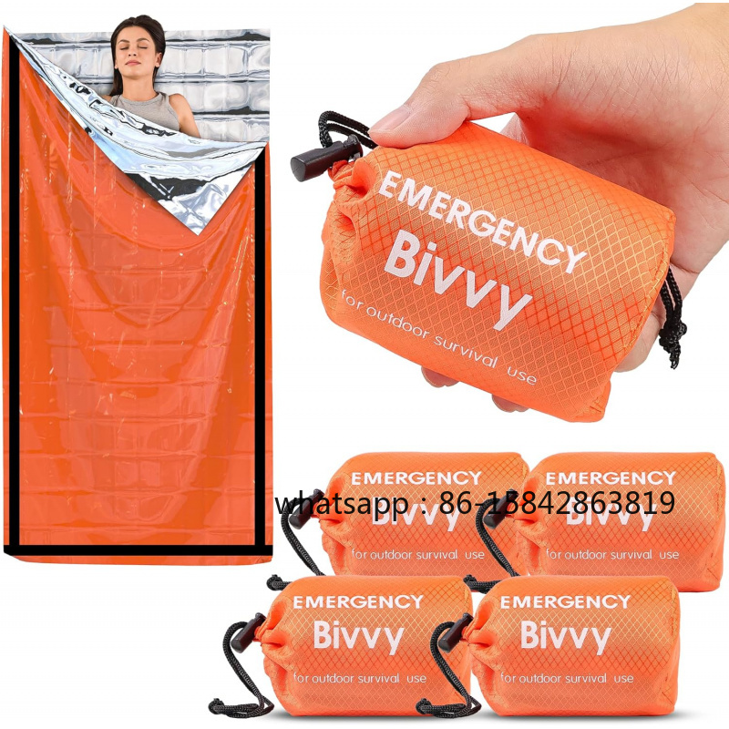 Bivy Sack Lightweight - Emergency Sleeping Bag Survival Blanket Thermal