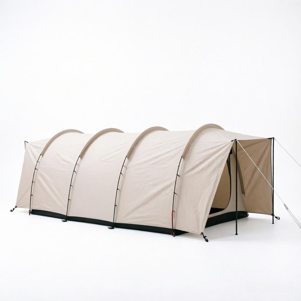 Outdoor Adventure Group - Large 6-8 Person Tunnel Tent with
