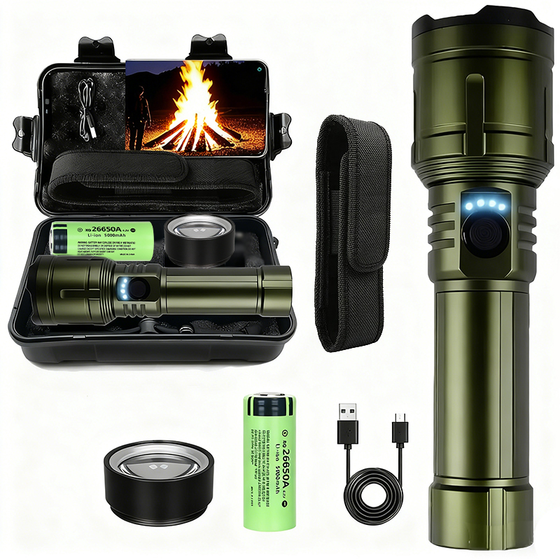 Outdoor Adventure Travel - Ultra Powerful Flashlight Concentrating Ignition Flashlight