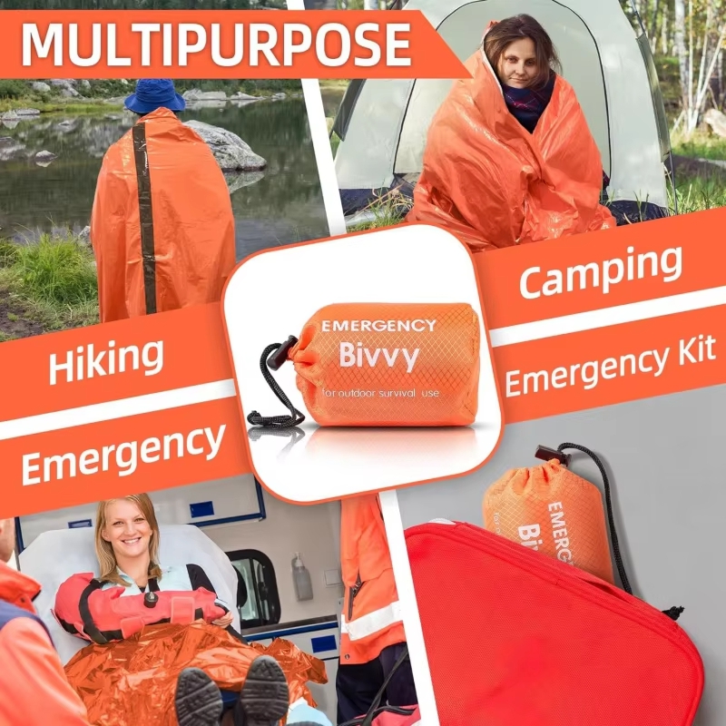 Bivy Sack Lightweight - Emergency Sleeping Bag Survival Blanket Thermal