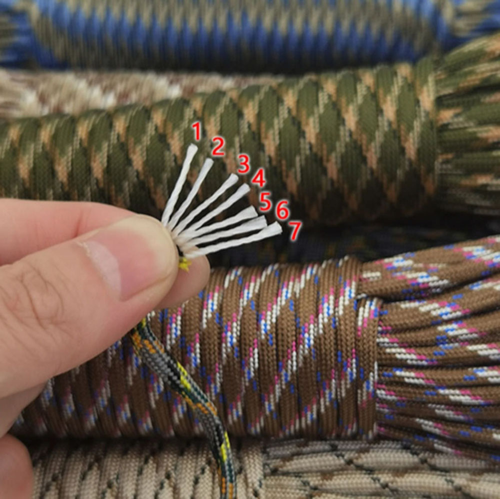 1pcs 550 Paracord Parchute Cor - đánh giá và giá Paracord 550 Feet