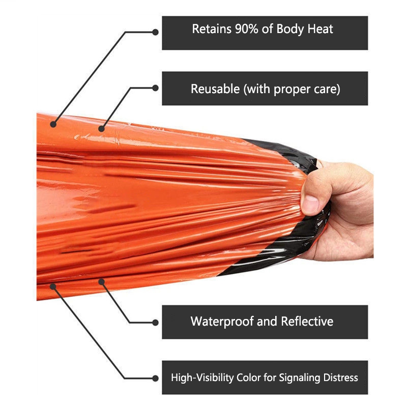 Emergency Sleeping Bag Surviva - đánh giá và giá Bivy Sack Lightweight