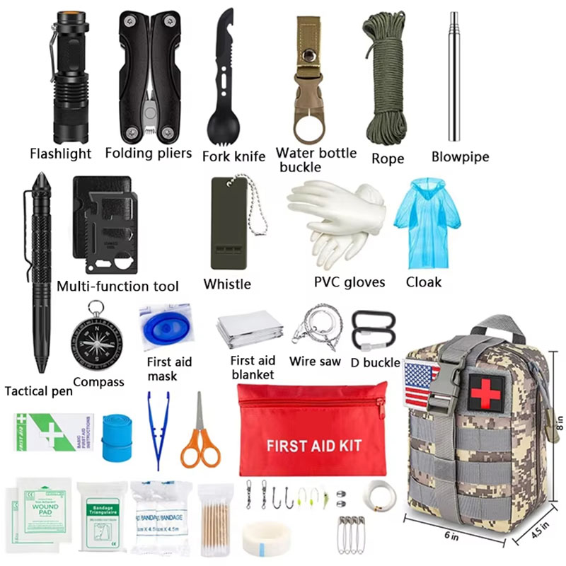 Survival First Aid Kit Surviva - đánh giá và giá Outdoor Adventure Kit