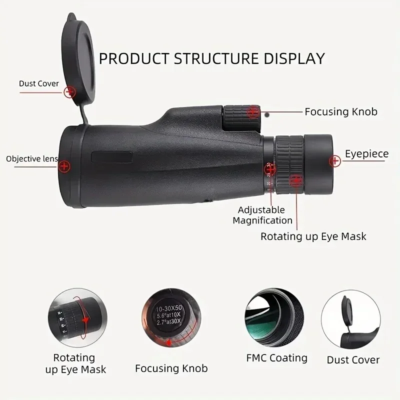 High Power 30x52 Monocular Ste - đánh giá và giá Outdoor Adventure Watches
