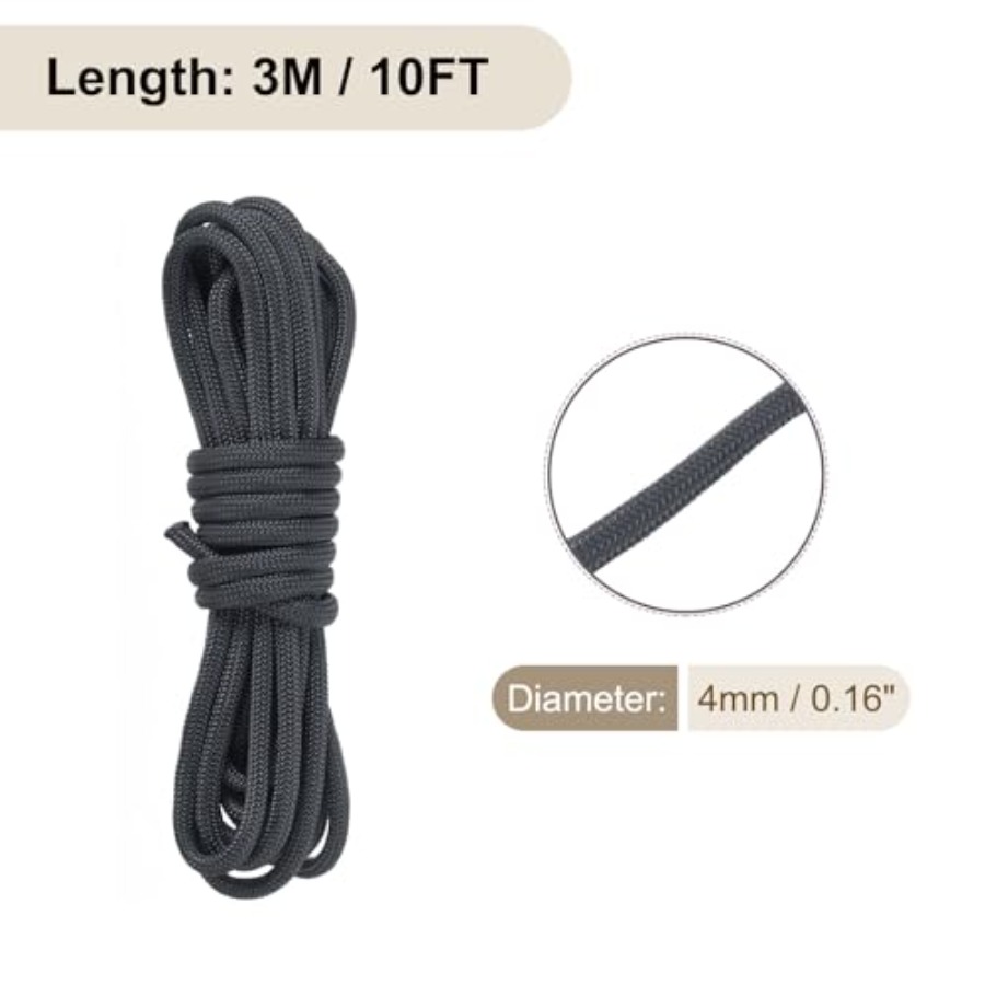 Outdoor camping tent gear: 4mm - đánh giá và giá Paracord 550 Feet