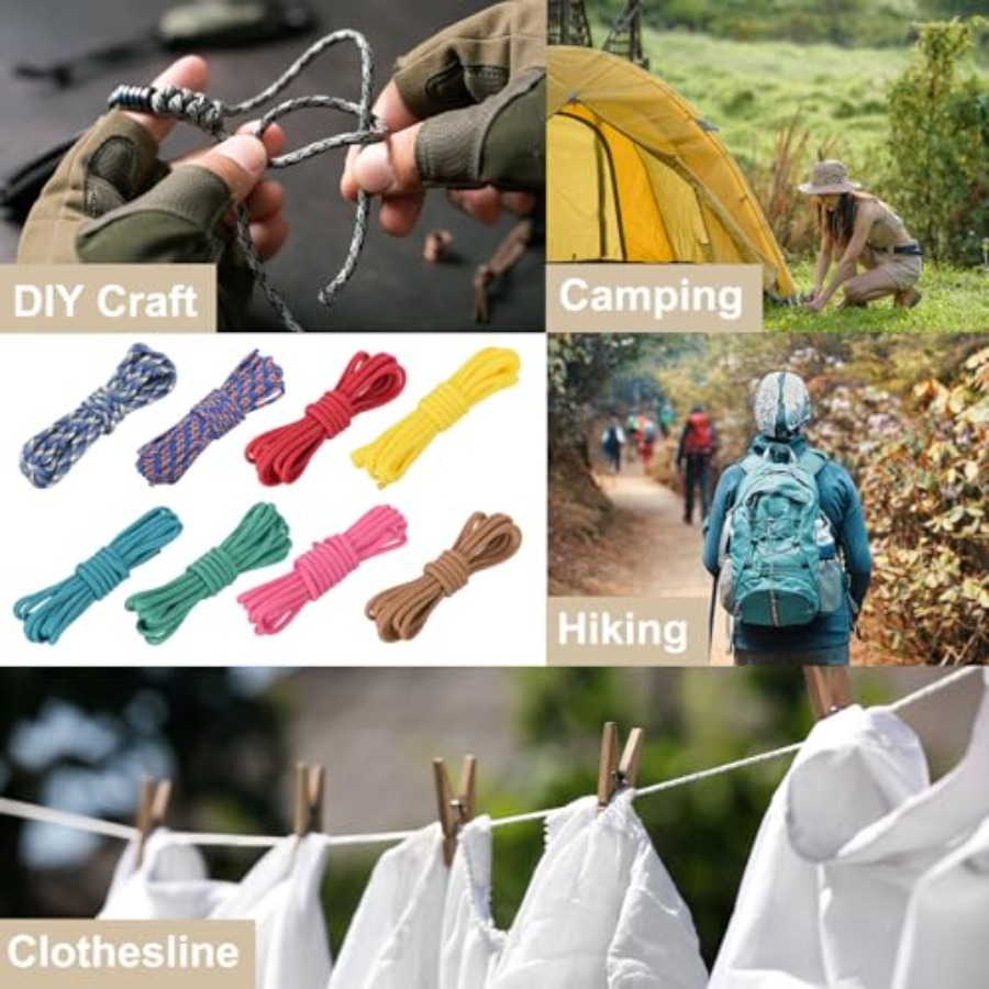 Outdoor camping tent gear: 4mm - đánh giá và giá Paracord 550 Feet