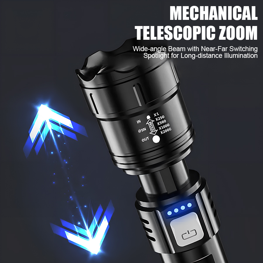 High Power P50 LED Flashlight  - đánh giá và giá Outdoor Adventures