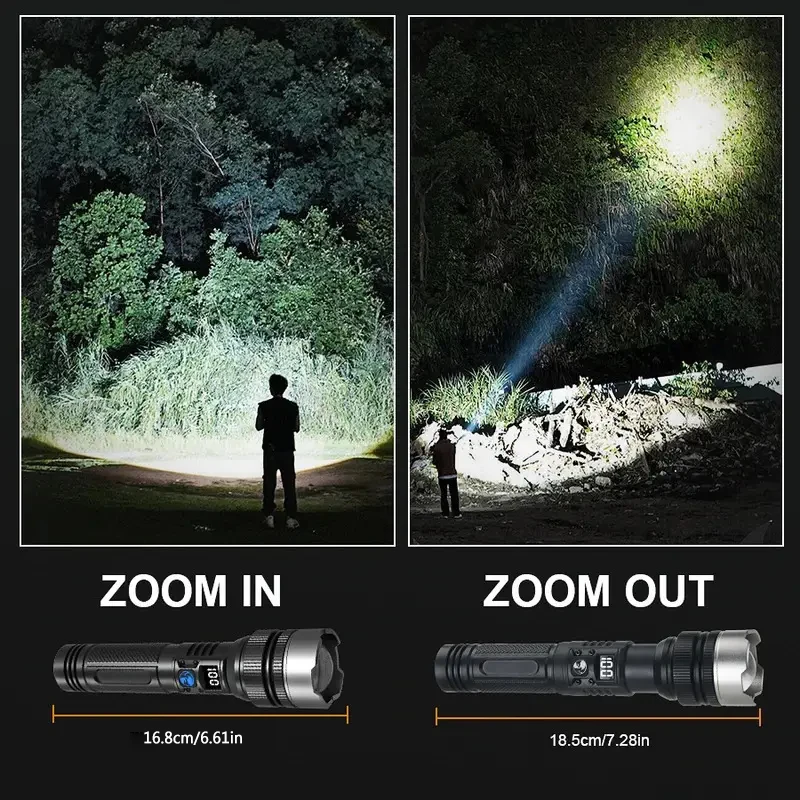900000LM Powerful LED Flashlig - đánh giá và giá Outdoor Adventure Travel