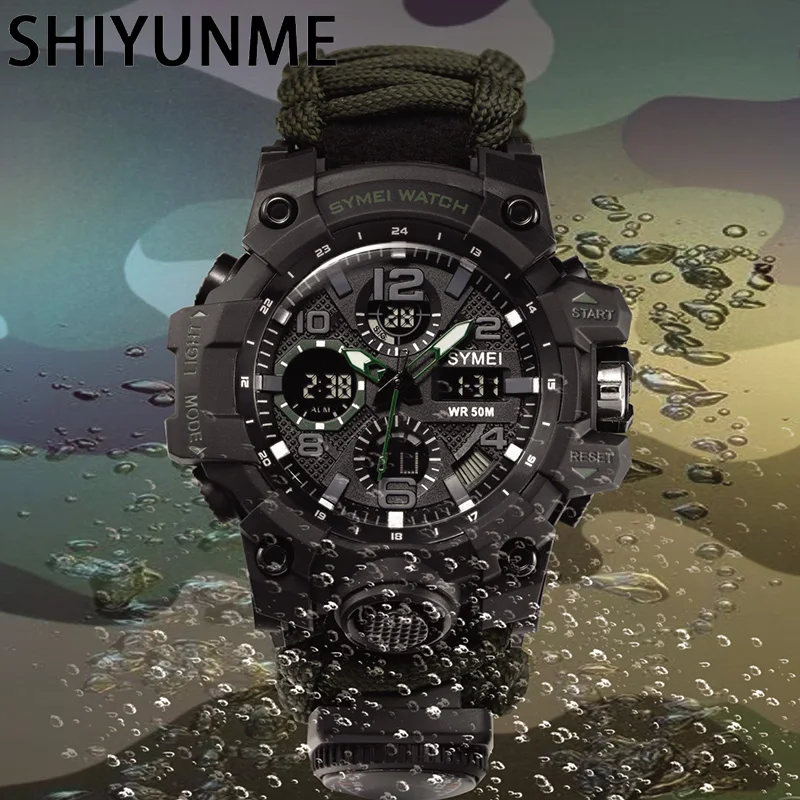SHIYUNME Outdoor Survival Men  - đánh giá và giá Outdoor Adventure Watches