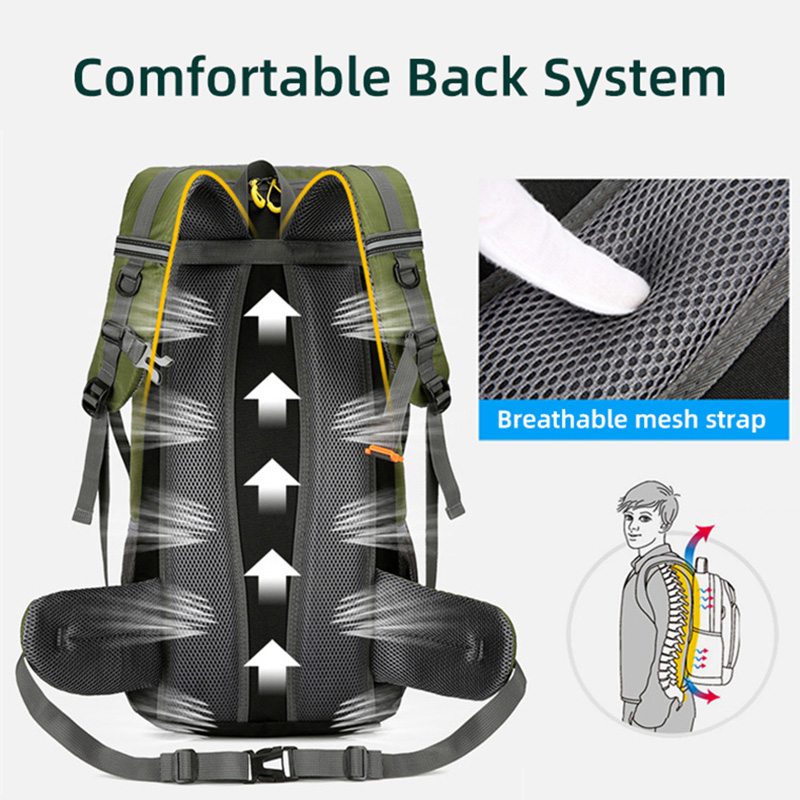 50L Travel Backpack Camping Me - đánh giá và giá Outdoor Adventure Shoes