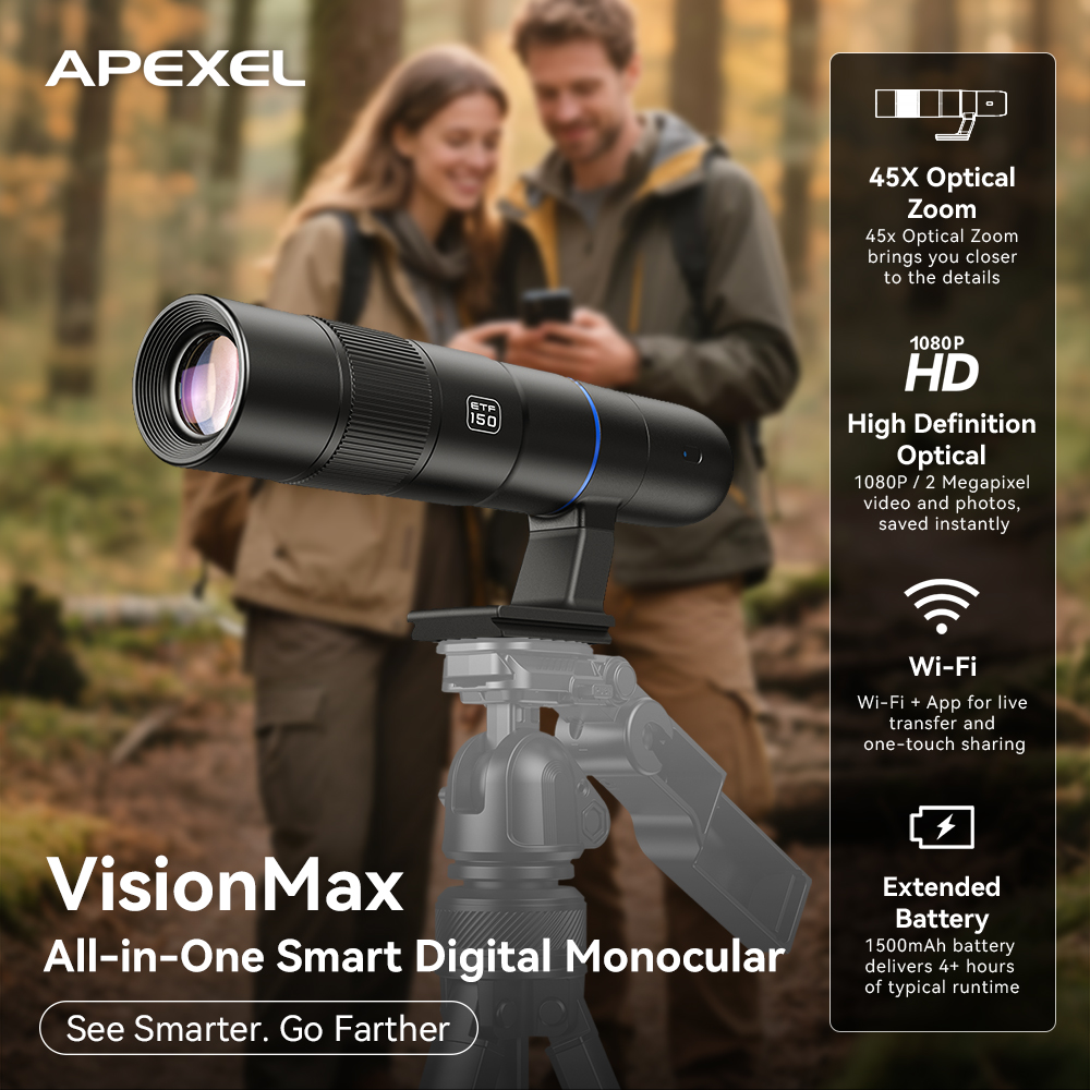 APEXEL 45X Optical Zoom Vision - đánh giá và giá Outdoor Adventure Watches