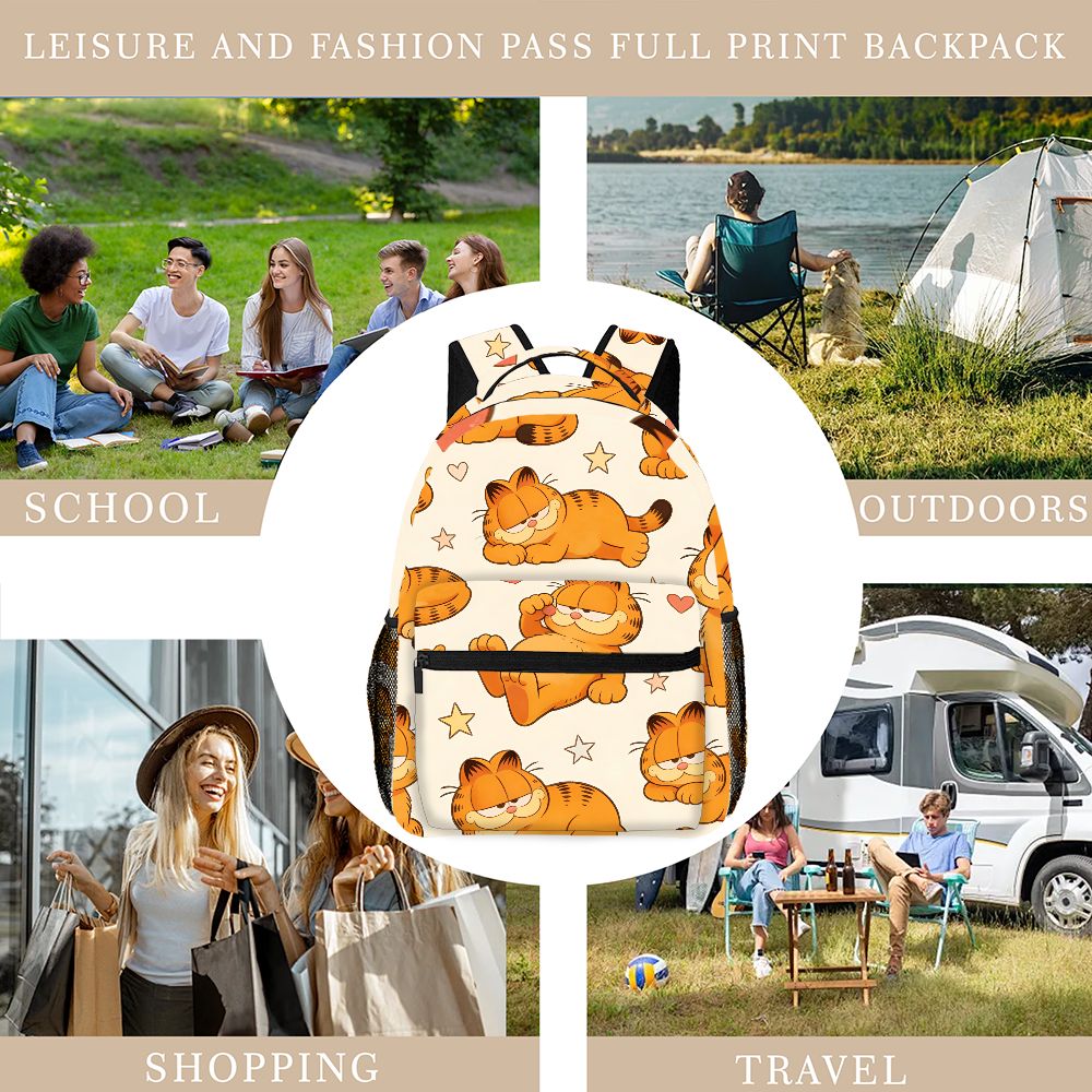Funny Lazy Garfield Backpack S - đánh giá và giá Outdoor Adventures